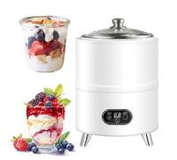 Fully Automatic Yogurt Maker, Commercial Large Capacity 12l, Intelligent Temperature Control Fermentation, Power Failure Protection Function, Food Grade Stainless Steel Liner (12L)