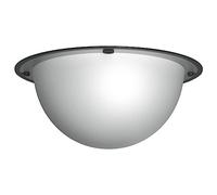 Fully Curved Traffic Mirror Acrylic Diameter 40 cm, 2 mm Thick, with Mounting Material for Parking, Construction Site, Business Terrain, Traffic Safety and Traffic Regulation