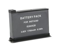Fully Decoded Camera Battery for One X2, 1700mAh Replacement Battery with Rubber Ring, Lightweight Lithium Ion Battery for Sports Action Camera