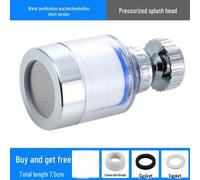 (Fully electroplated) Universal Anti-Splash Rotating Faucet Filter & Water Saver Purifier