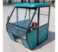 Fully Enclosed Adult Tricycle Cover with Tempered Glass, Dustproof Canopy for All-Season Protection