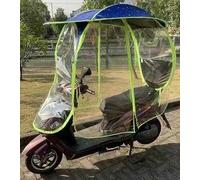 Fully Enclosed Universal Electric Motorcycle Sunshade Cover - Waterproof Fold-Away Motor Scooter Umbrella - Mobility Scooter Canopy in Color A
