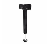 Fully Extendable Universal Bed Centre Beam Support Foot - Black