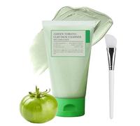 Fully Green Tomato Clay Mask, Green Tomato Clay Mask Cleanser, Fully Green Tomato Clay Mask Pore Cleanser, Green Tomato Clay Mask Deep Into Pores Removes Pore Dirt Reduces Blackheads (1Pcs)