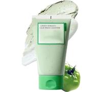 Fully Green Tomato Clay Mask Pore Cleanser, Purifying with 49% Green Tomato Extract, Korean Green Tomato Clay Mask, Sebum & Clogged Pore Care, Exfoliation, for All Skin Types (1 Pcs)