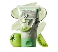 FULLY Green Tomato Pore Detox Clay Mask Cleanser, Pore Minimizing, Blackhead Care, Sebum Control, Exfoliation, Vegan, Face Wash, Sensitive Skin, Korean Skincare 4.05 Fl.Oz Green Tomato