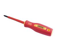 Draper 46531 Fully Insulated Soft Grip Cross Slot Screwdriver No.1 X 80Mm (Sold Loose) each