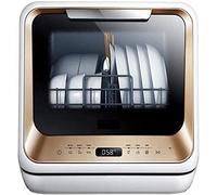 Fully Integrated Dishwasher, 5 Programmes,4 Sets，Energy Saving Freestanding Dishwasher, Home Kitchen Compact Dishwasher-220V
