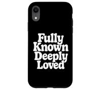 Fully Known Deeply Loved. Bible Psalm 139 Case for iPhone XR
