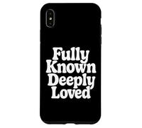 Fully Known Deeply Loved. Bible Psalm 139 Case for iPhone XS Max