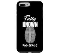 Fully Known Psalm 139:1-6 Christian - Fingerprint Cross Case for iPhone 7 Plus/8 Plus