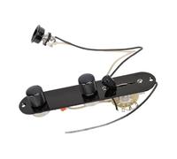 Fully Loaded Guitar Control Board, pre Wired Remote Guitar, Suitable for 5 Way Switch 250k Potentiometer Volume and Tone Components on The Control Board (GE234 (black))