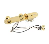 Fully Loaded Guitar Control Board, pre Wired Remote Guitar, Suitable for 5 Way Switch 250k Potentiometer Volume and Tone Components on The Control Board (GE235 (Gold))