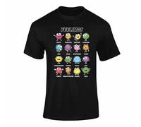 FULLY MERCHED Feelings and Emotions Faces T Shirt Kids Adults 3B3XL Black