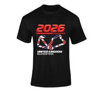 FULLY MERCHED Formula Racing 2026 T-Shirt - Grand Prix Circuit Map tshirt, Motorsport Fan Apparel, Racing Track Map Outline Shirt for Adults Black XXL FormulaTracks 01
