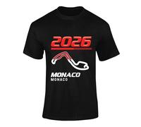 FULLY MERCHED Formula Racing 2026 T-Shirt - Grand Prix Circuit Map tshirt, Motorsport Fan Apparel, Racing Track Map Outline Shirt for Adults Black L FormulaTracks 06