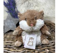 Fully Microwavable Lavender Scented Toy Cozy Plush BROWN HAMSTER - Warmies