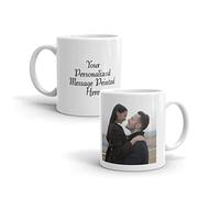 Fully Personalised Photo & Text Coffee Cup, Premium White Ceramic Coffee Mug - 11oz, Durable Glossy Finish, Perfect Personalised Gifts for Every Occasion, Home, Office & Travel