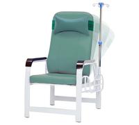 Fully Reclining Infusion Chair with Adjustable Reclining and IV Stand, Soft Waiting Room Chair for Home Clinic, Ideal for Hospital and Research Lab