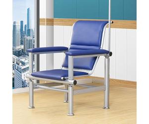 Fully Reclining Phlebotomy Chair with IV Stand - Comfortable Patient Seating for Blood Draws, Ideal for Clinics, Hospitals, and Research Labs