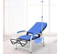 Fully Reclining Phlebotomy Chair with IV Stand, Leather Recliner for Medical Clinics and Reception Areas