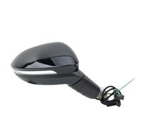 Fully Surrounded Trunk Mat 6 Pins Black Manual Folding Car Side Door Rearview Mirror Assembly For VW For Golf 8 MK8 2020 2021 2022 2023 2024(1pc right)