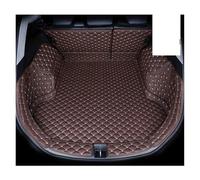 Fully Surrounded Trunk Mat For Hyundai For Tucson 2015 2016 2017 2018 2019 2020 Suv Cargo Liner Accessories Interior Boot Leather Car Trunk Mat Nonslip Boot Mat(CoffeeA)