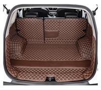 Fully Surrounded Trunk Mat For Koleos 2 For Samsung QM6 2017-2019 Trunk Protection Mat Leather Pad Car Decoration Carpet Nonslip Boot Mat(CoffeeA)
