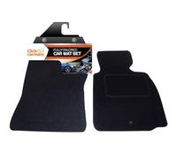 Fully Tailored Deluxe Car Mats to fit BMW Z4 E85 Manual 2003-2008 - 2 Piece - Black Carpet - Black Trim - Heavy Duty Heel Pad - 20-2442