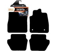 Fully Tailored Deluxe Car Mats to fit FORD PUMA 2019-Onwards - 4 Piece - Black Carpet - Black Trim - Heavy Duty Heel Pad - 20-4459