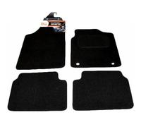 Fully Tailored Deluxe Car Mats to fit Hyundai i10 2006-2009 - 4 Piece - Black Carpet - Black Trim - Heavy Duty Heel Pad - 20-1118