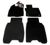 Fully Tailored Deluxe Car Mats to fit Hyundai i10 2009-2014 - 4 Piece - Black Carpet - Black Trim - Heavy Duty Heel Pad - 20-1116