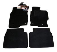 Fully Tailored Deluxe Car Mats to fit Mazda 6 2008-2013 - 4 Piece - Black Carpet - Black Trim - Heavy Duty Heel Pad - 20-1155