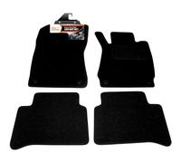 Fully Tailored Deluxe Car Mats to fit Mercedes CLS C203 2005-2011 - 4 Piece - Black Carpet - Black Trim - Heavy Duty Heel Pad - 20-1168