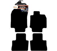 Fully Tailored Deluxe Car Mats to fit TOYOTA RAV 4 Hybrid 2019-Onwards - 4 Piece - Black Carpet - Black Trim - Heavy Duty Heel Pad - 20-4492