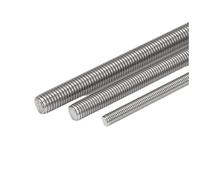Fully Thread Bar Studs Screw, Length 16 300mm 304 Stainless Steel Threaded Rod, M2 M3 M4 M5 M6 Rods 10pcs(M3 x 0.5 x 20 mm)