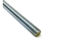 Fully Threaded Bar Studding Rod High Tensile Grade 8.8 Zinc Plated M6 M8 M10 M12 M16 M20 1000mm Steel Fixings (1, M8 x 1000mm)