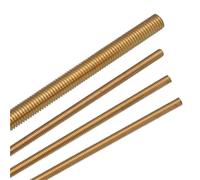 Fully Threaded Rod Brass Full Threaded Rod Stud Multi Size for Anchor Bolts Screws Woodworking(M2.5x250mm-3pcs)