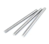 Fully Threaded Rod, Screw pitch 10pcs Full Thread Screw Studs M3 M4 M5 M6 DIN976 Stainless Steel Teeth Bar 20mm 30mm 40mm 50mm 70mm Bar shaft nut(30mm M4 0.7 pitch)