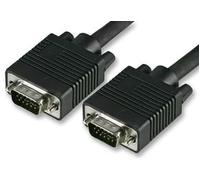 Fully Wired 10m SVGA/VGA Cable - ALL 15 Pins Connected/Male to Male/Twin Shielded lead/Monitors, TV, Laptop etc/By Cables 4 ALL