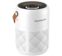 FULMINARE Air Purifiers for Bedroom, H13 True HEPA Air Purifiers for Home,Pets,Office, Portable Small Air Filters with Auto Air Quality Monitoring, Quiet Air Cleaner Remove 99.97% Dust, Smoke, Pollen
