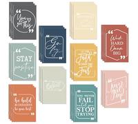 Fulmoon 100 Pcs Mini Inspirational Notebooks for Back to School Gifts - Motivational Pocket Notepads for Students, Teachers, Classroom Rewards, Encouragement Journal Bulk Supplies (Multicolor)