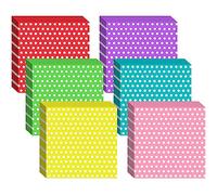 Fulmoon 300 Sheets Polka Dot Dry Waxed Deli Paper Sheets 12 x 12 Inch Wax Paper Sheets for Food Greaseproof Food Basket Liners Sandwich Paper Wraps for Wrapping Bread Baking Food BBQ Picnic Party
