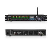 FULODE K-6 Professional KTV Digital pre-stage Effector Anti-howling Audio Processor Karaoke Mixer Reverberator with DSp effect echo USB MP3 Bluetooth optical.4 microphone input With remote control