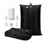 Fulove 28L Vacuum Storage Bag: IPX7 Waterproof Airtight Compression Storage System for Travel Home Clothes Organization (1 Bag+1 Pump)