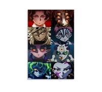 FULPVJGKQ Demon Poster Slayer Comic Tv Series Collage Posters for Room Aesthetic Canvas Wall Art Bedroom Decor12x18inch(30x45cm)