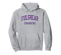 Fulshear High School HS Fulshear TX Vintage Sports Pullover Hoodie