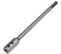 Fulton 10 inch Long Forstner Bit Extension for Adding Over 8" of Drilling Depth to Your Forstner Bit Ideal for Wood Turners Furniture Carpentry and Construction (3/8 inch Collet)