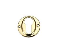 Fulton & Bray Euro Profile Escutcheon - Polished Brass