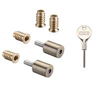 Fulton & Bray FB319 Quality Roller Sash Window Stop Restrictor for Child Safety and Security - Comes With Key Included (Florentine Bronze)